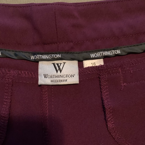 🧡Worthington Plum Ankle Pants🧡 - Picture 3 of 3